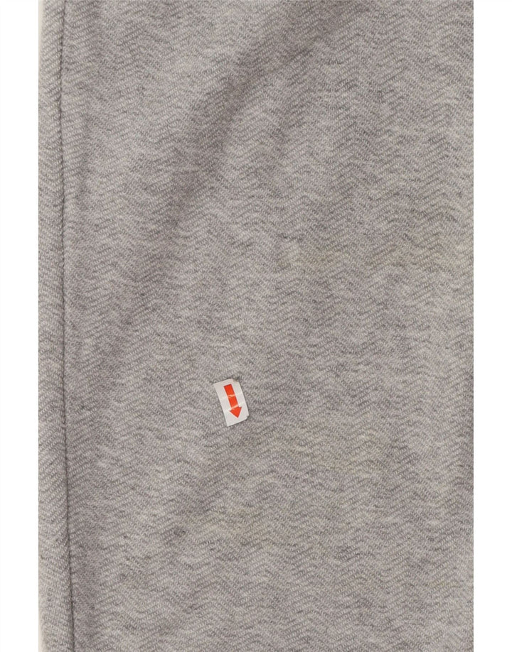 ADIDAS Womens Graphic Tracksuit Calças Joggers UK 8/10 Pequeno Cinza