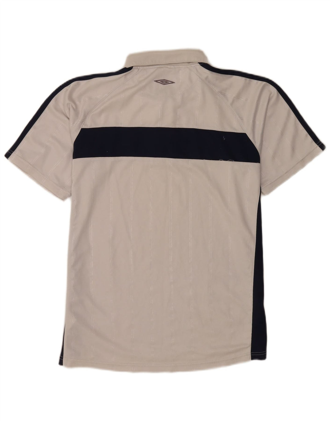 Camisa polo masculina Umbro médio branco colorblock