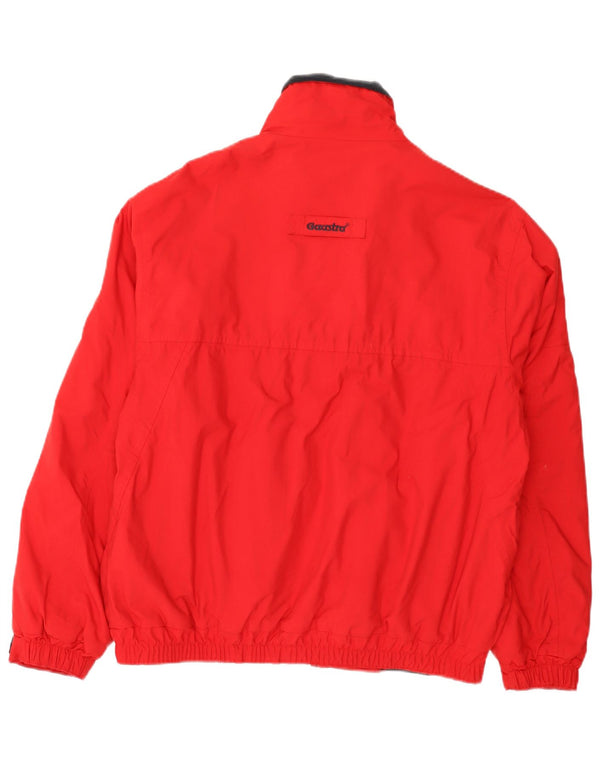 Jaqueta corta-vento masculina Gaastra UK 38 nylon vermelho médio
