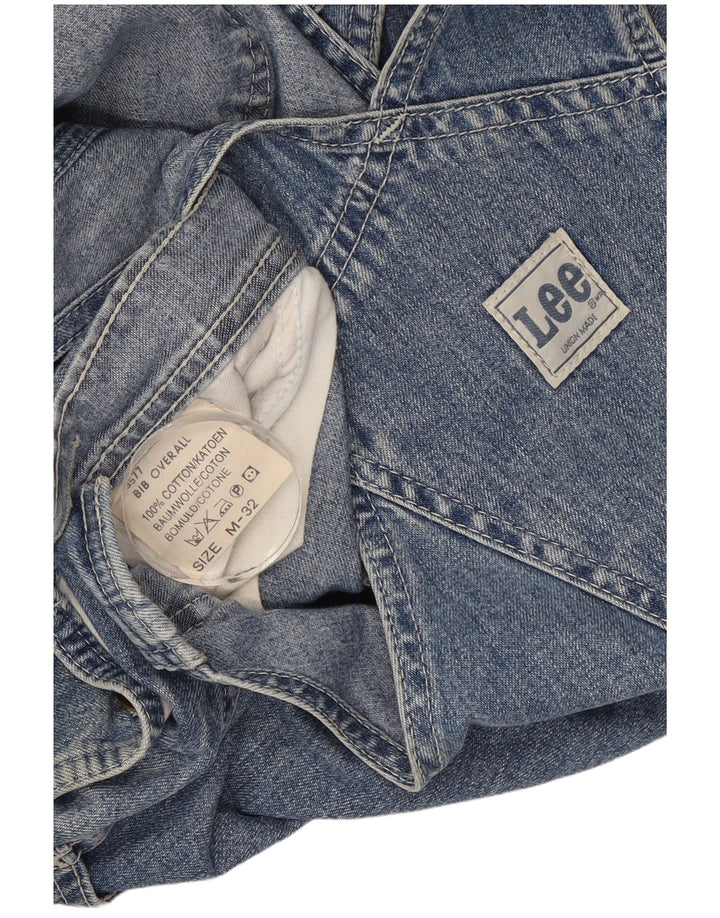 Lee Macacão Masculino Jeans Médio W32 L32 Azul Algodão
