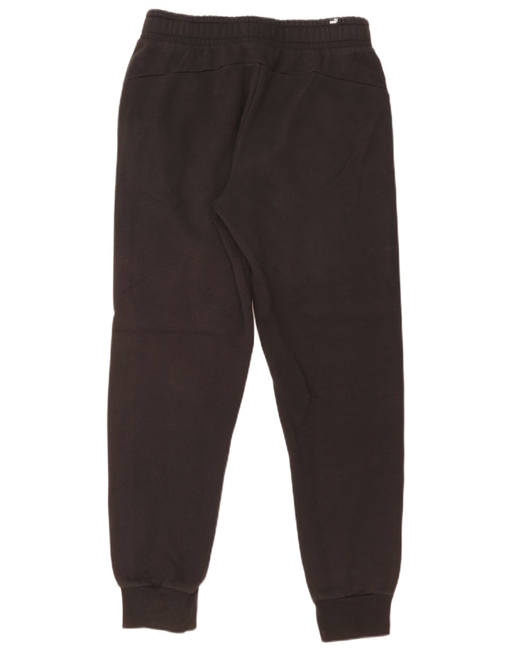 Calça de treino masculina Puma Joggers médio algodão preto