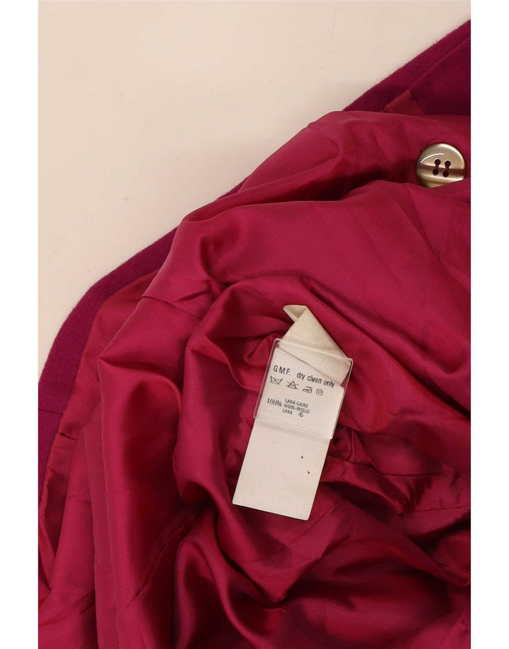 Jaqueta blazer feminina Accento By Marzotto com peito duplo Reino Unido 16 grande rosa