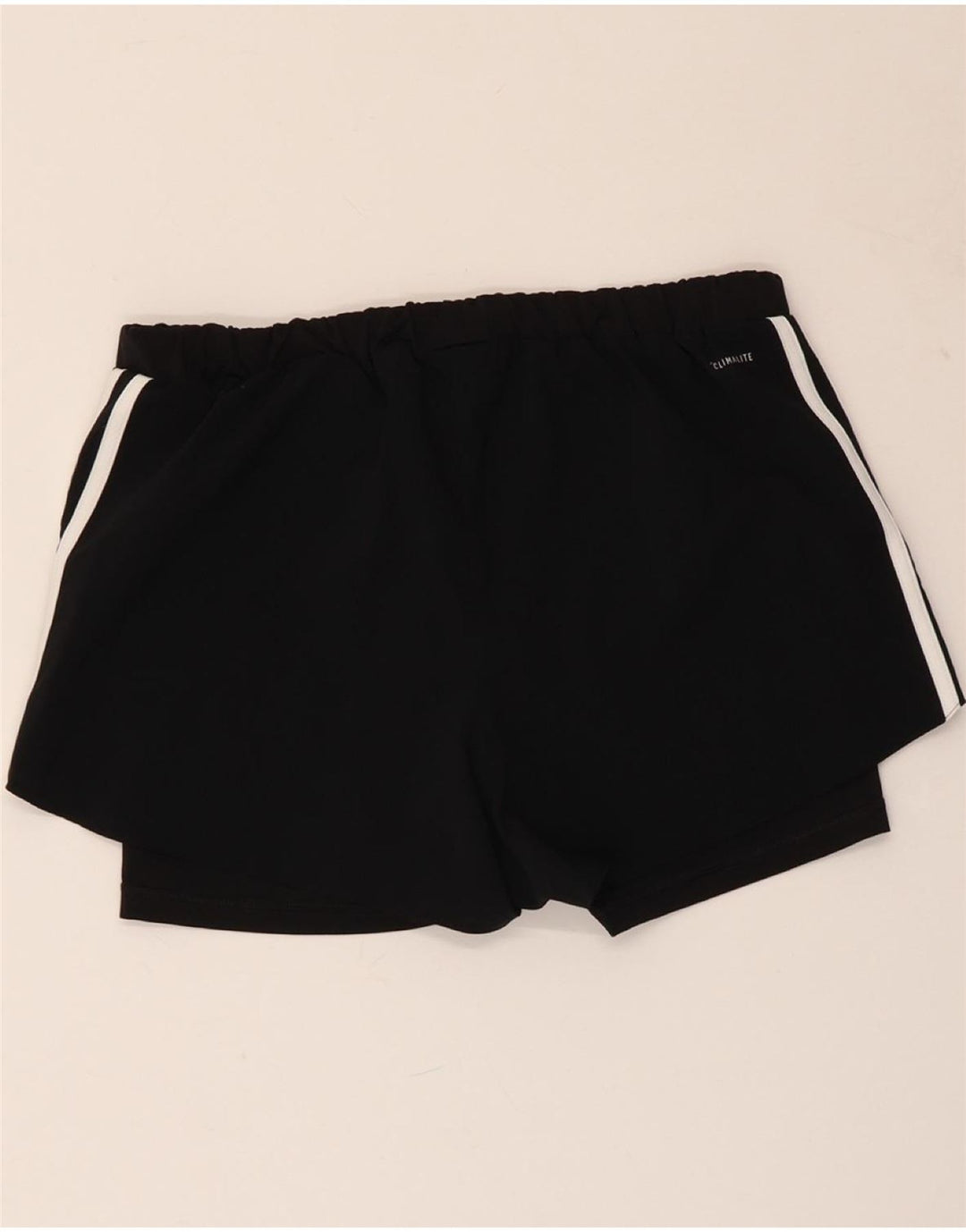 ADIDAS Womens Climalite Sport Shorts UK 8/10 Pequeno Poliéster Preto