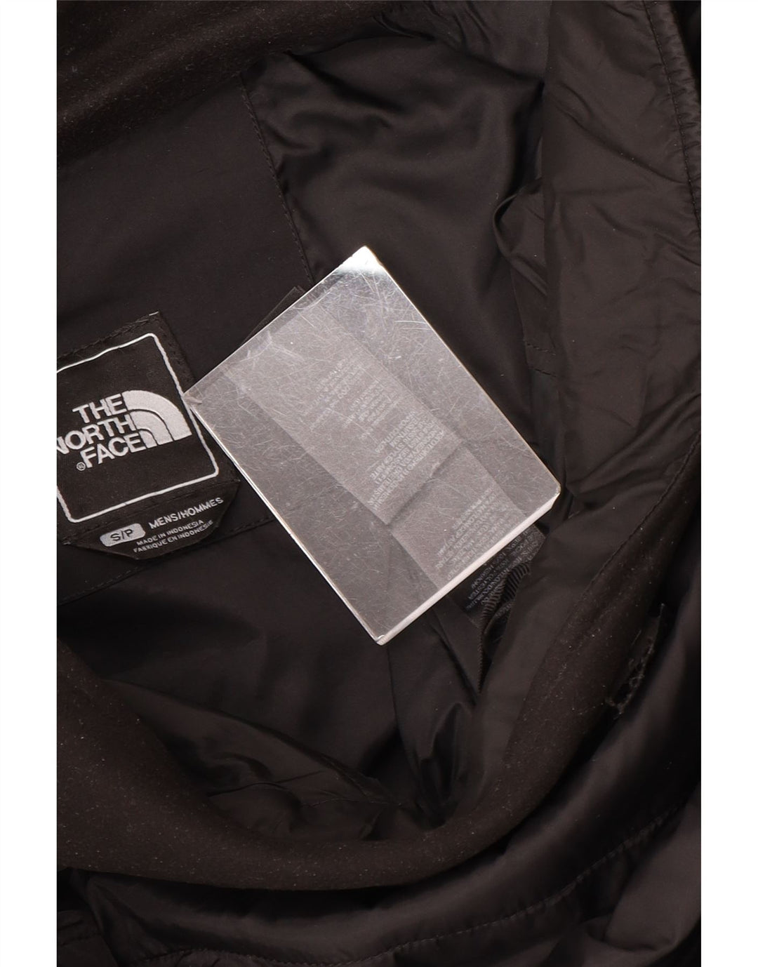 Jaqueta corta-vento masculina The North Face Reino Unido 36 pequeno preto nylon