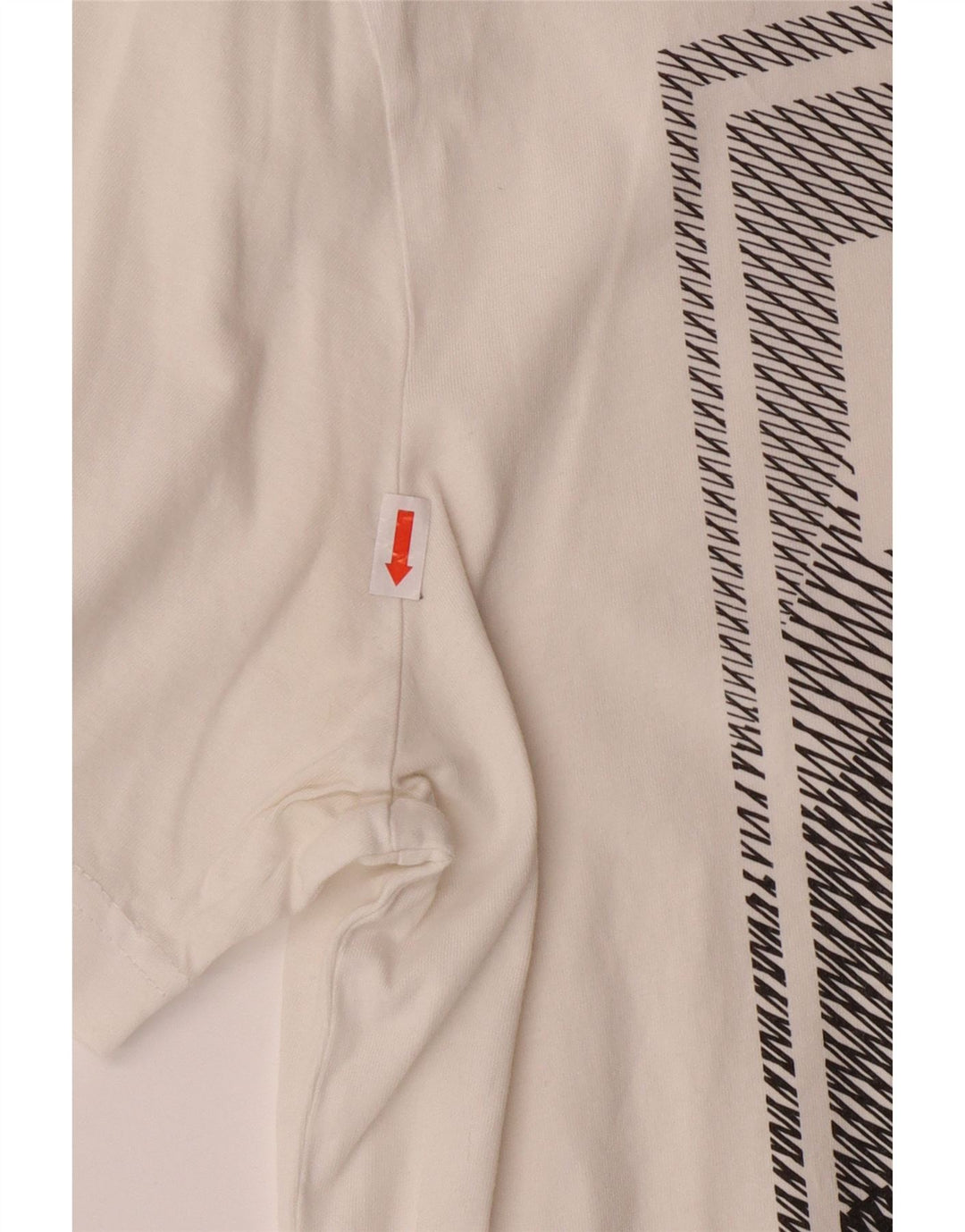 Camiseta masculina PUMA Graphic Top Médio Branco