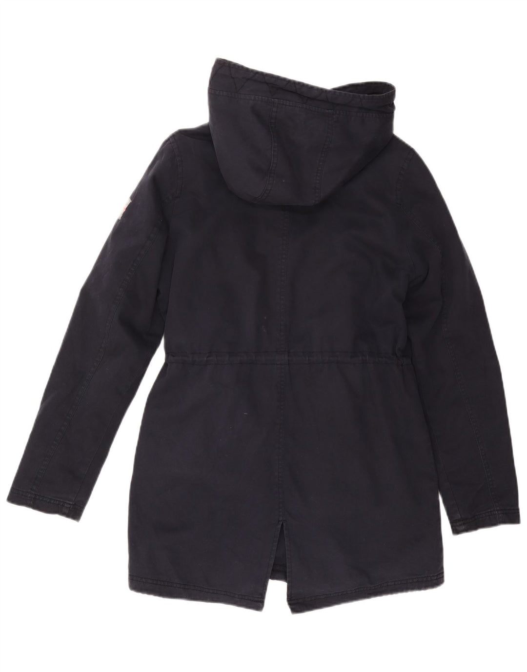 Jaqueta feminina SUPERDRY The Rookie Oversized Parka UK 6 XS azul marinho