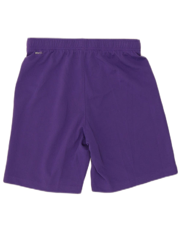Shorts esportivos masculinos Puma pequeno roxo poliéster