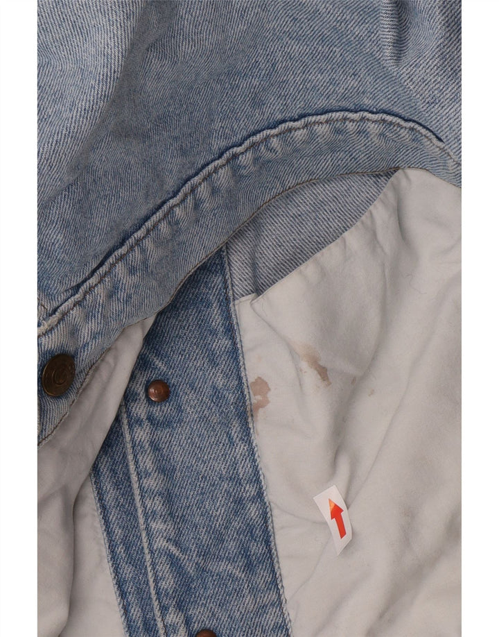 Jaqueta jeans masculina POP 84 UK 40 grande azul