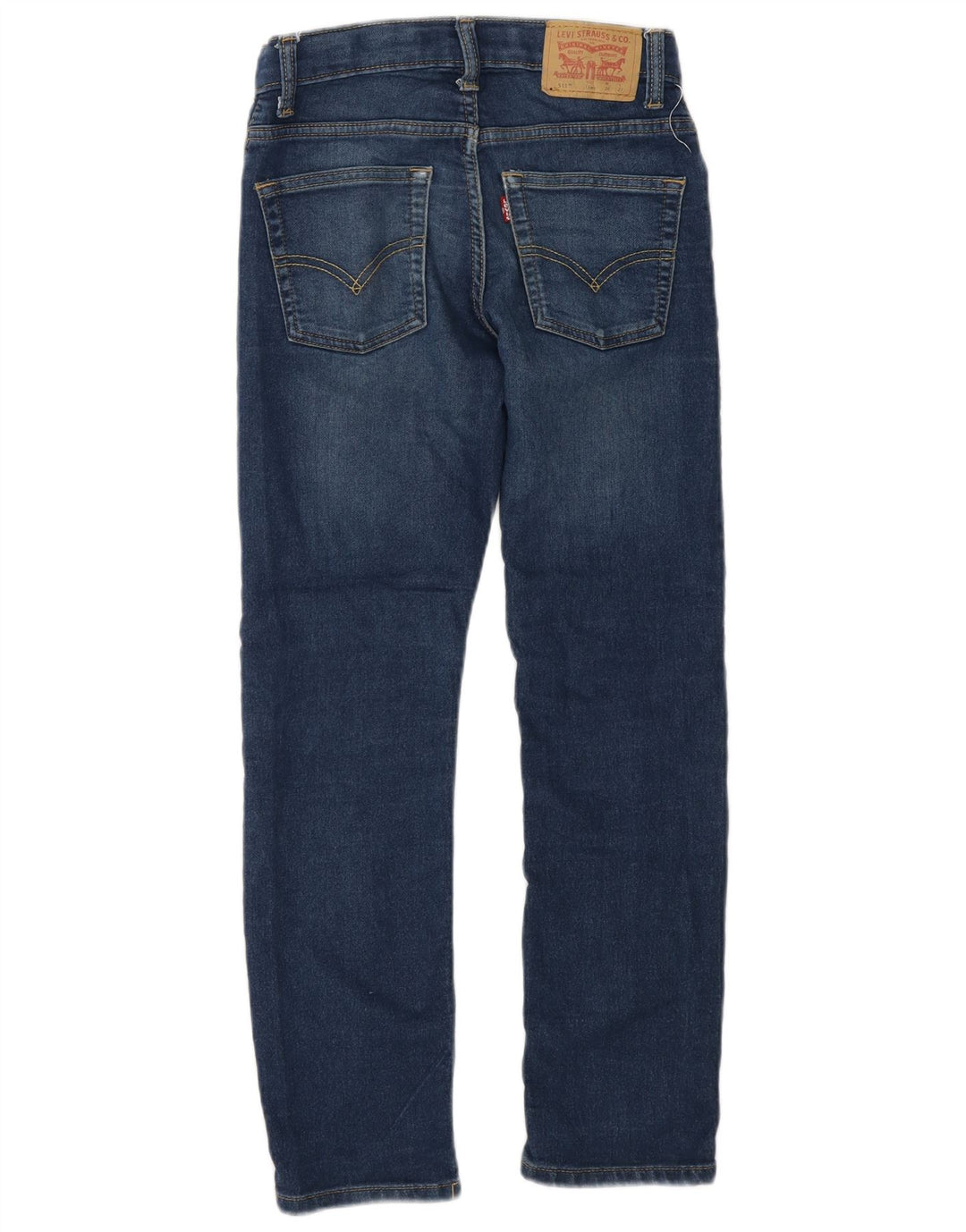 Levi's Boys 511 Slim Jeans 11-12 Anos W26 L27 Azul Algodão