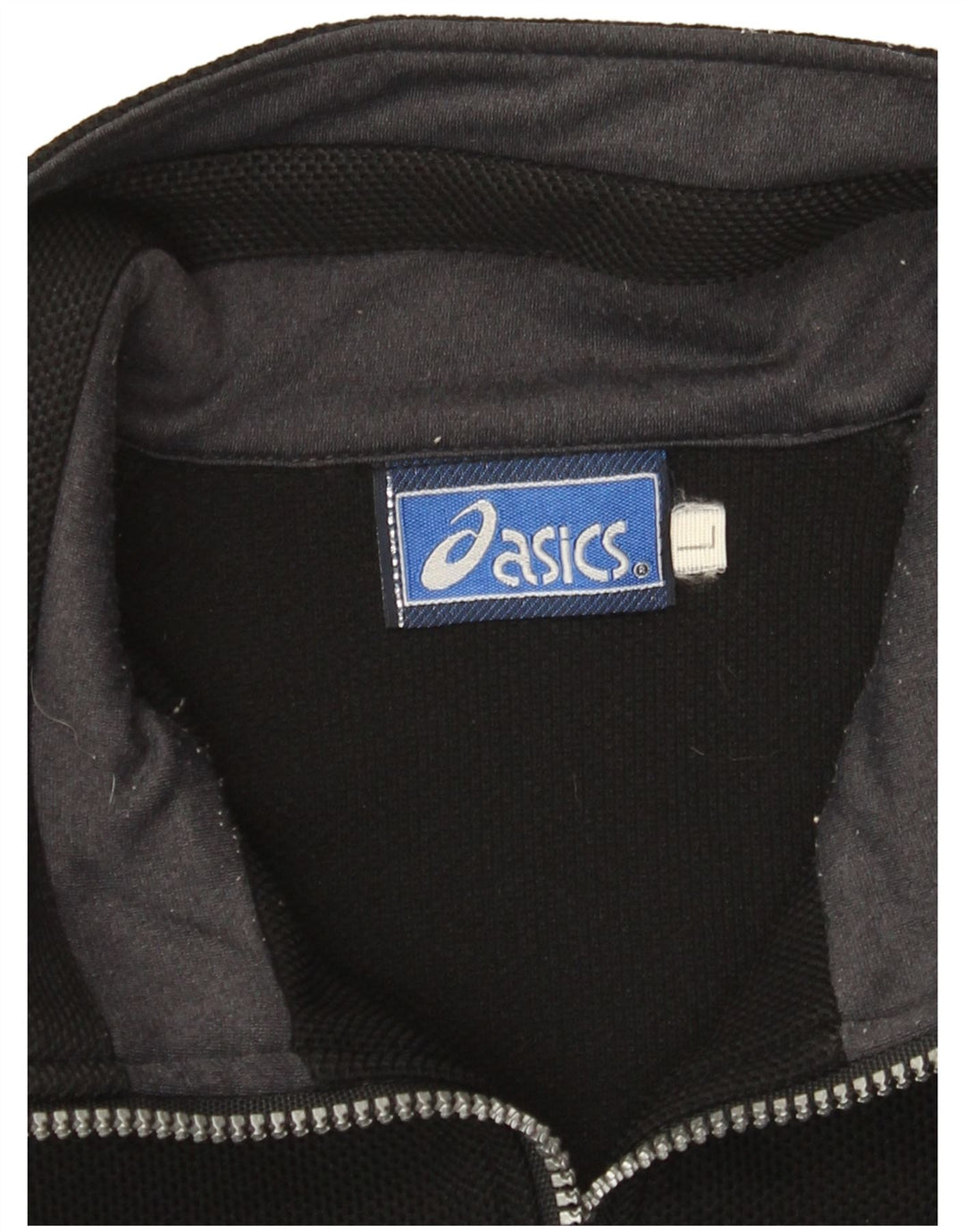 Asics Mens Graphic Tracksuit Top Jaqueta Grande Bloco Colorido Preto