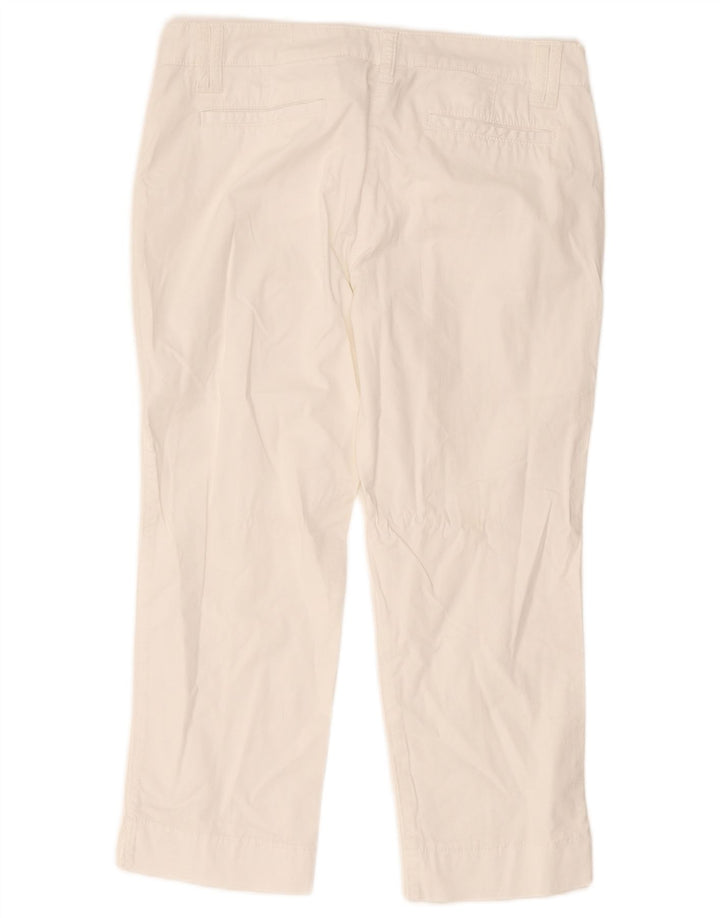 Calça cropped feminina North Sails W34 L23 algodão branco