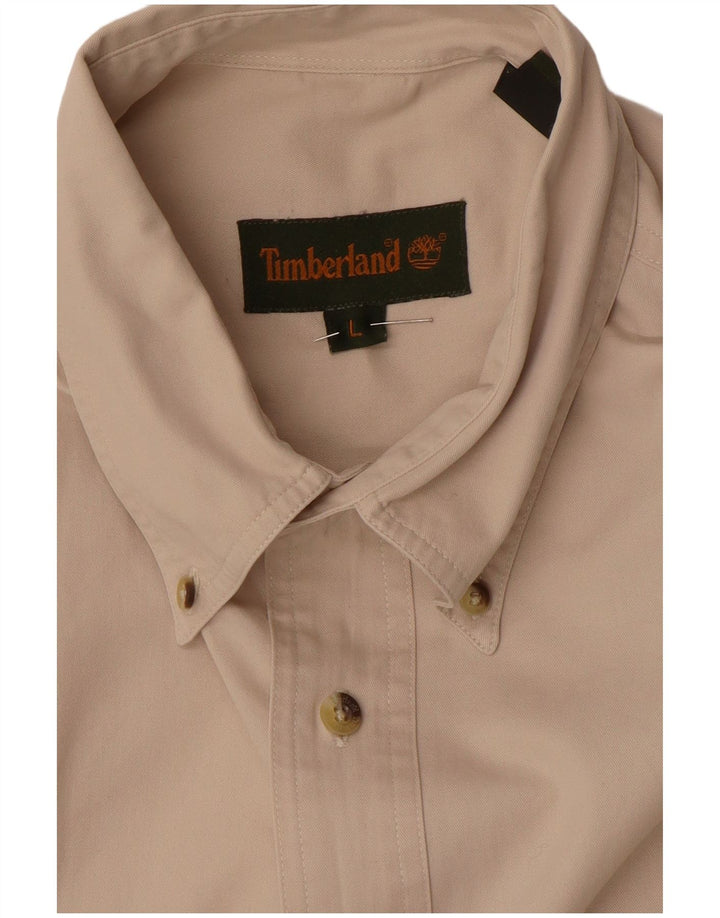 Camisa masculina TIMBERLAND grande bege