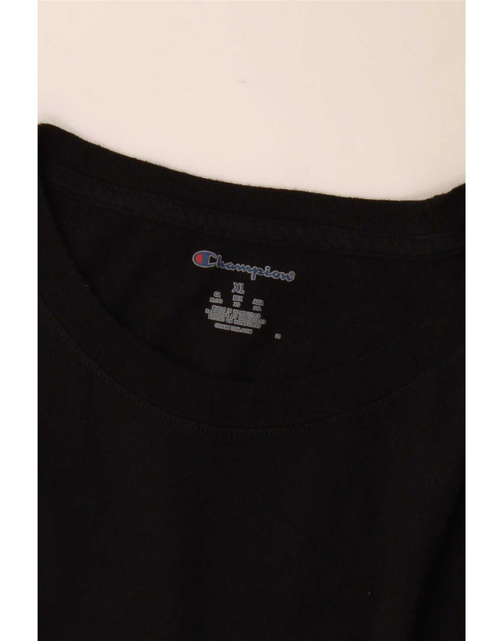 Camiseta gráfica masculina Champion XL preta
