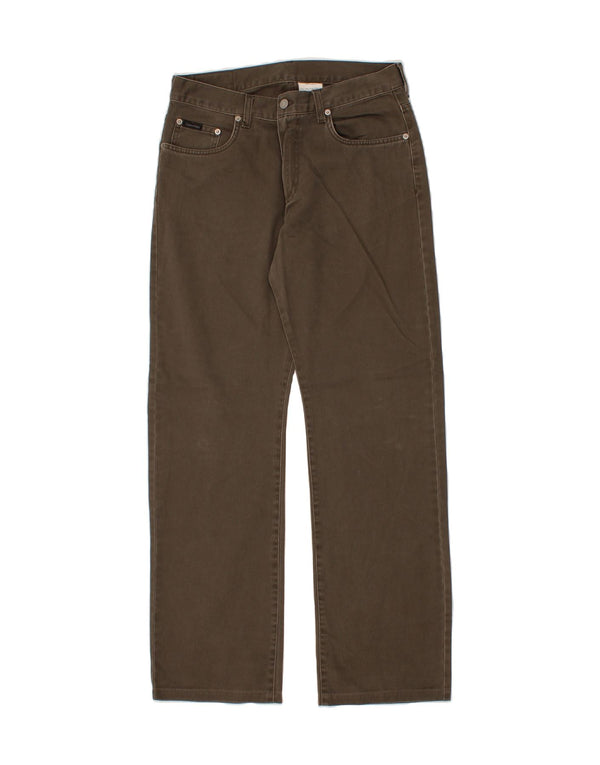 Calça jeans reta masculina CALVIN KLEIN W32 L31 algodão cáqui