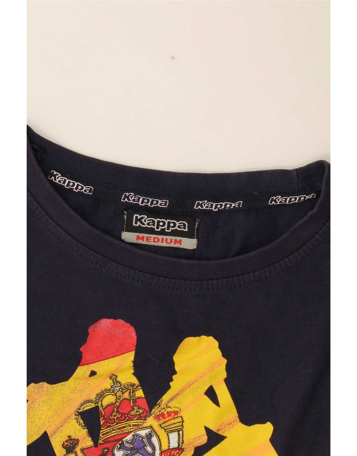 Camiseta gráfica feminina Kappa UK 14 médio azul marinho
