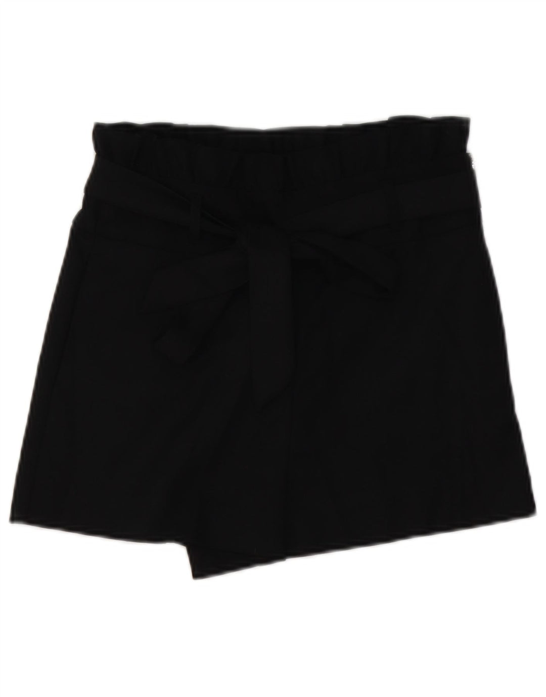 Calça feminina Zara Trafaluc cintura alta pequena W26 poliéster preto