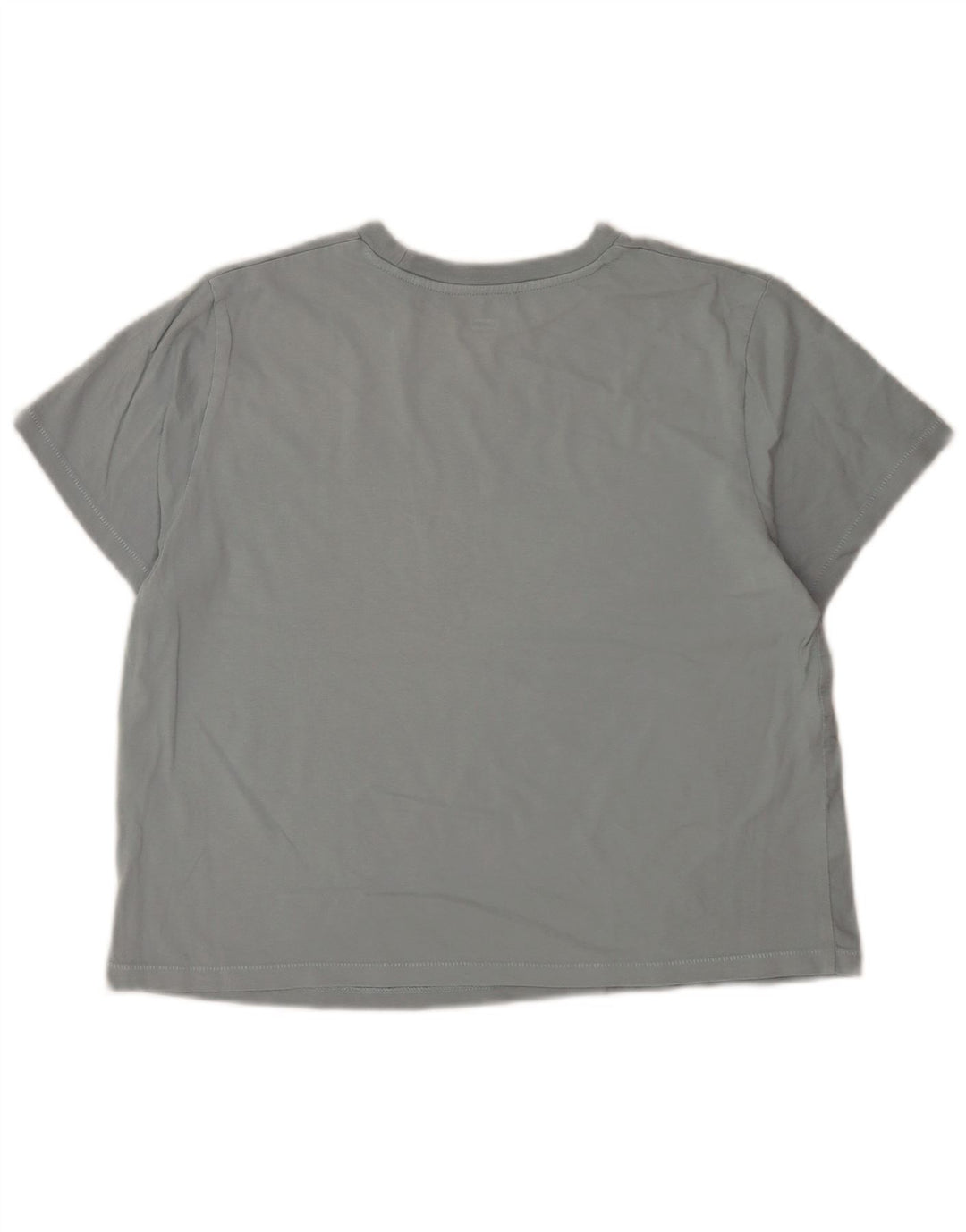 Camiseta feminina Levi's Crop Graphic UK 14 algodão cinza médio