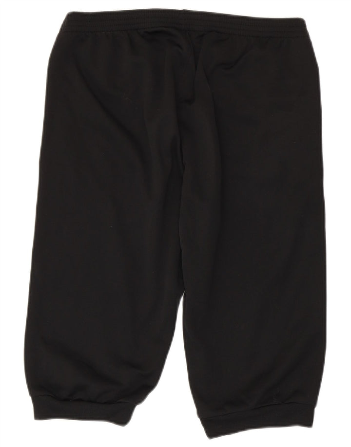 Shorts esportivos femininos Errea UK 12 poliéster preto médio