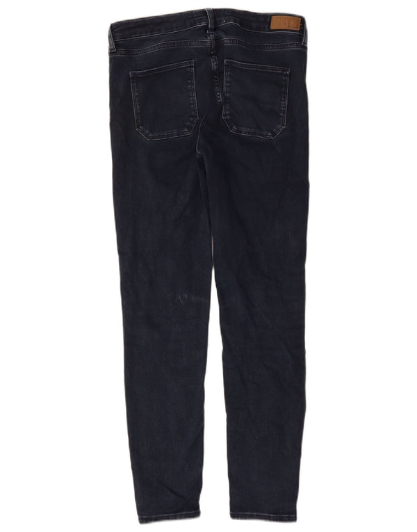 Calça jeans feminina super skinny Fat Face UK 10 pequena W28 L29 algodão azul marinho