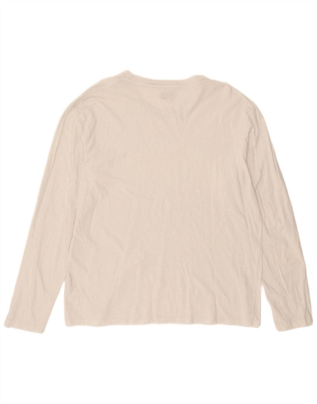 Top masculino Levi's manga comprida XL algodão branco