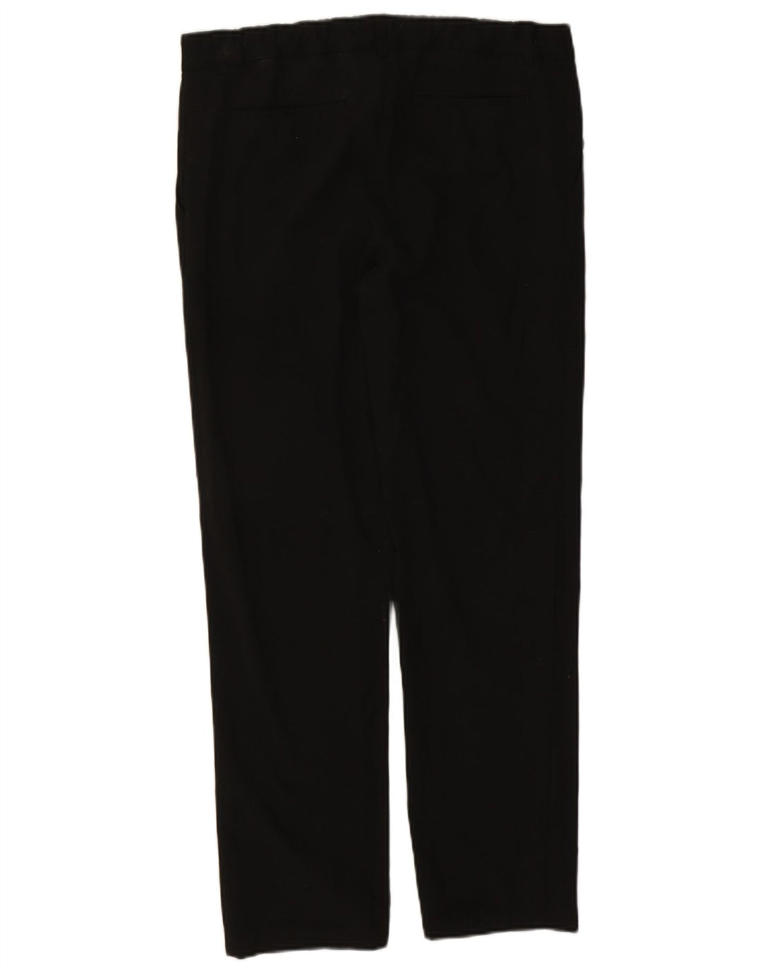 Calça masculina de terno reto Marks & Spencer W34 L29 preta