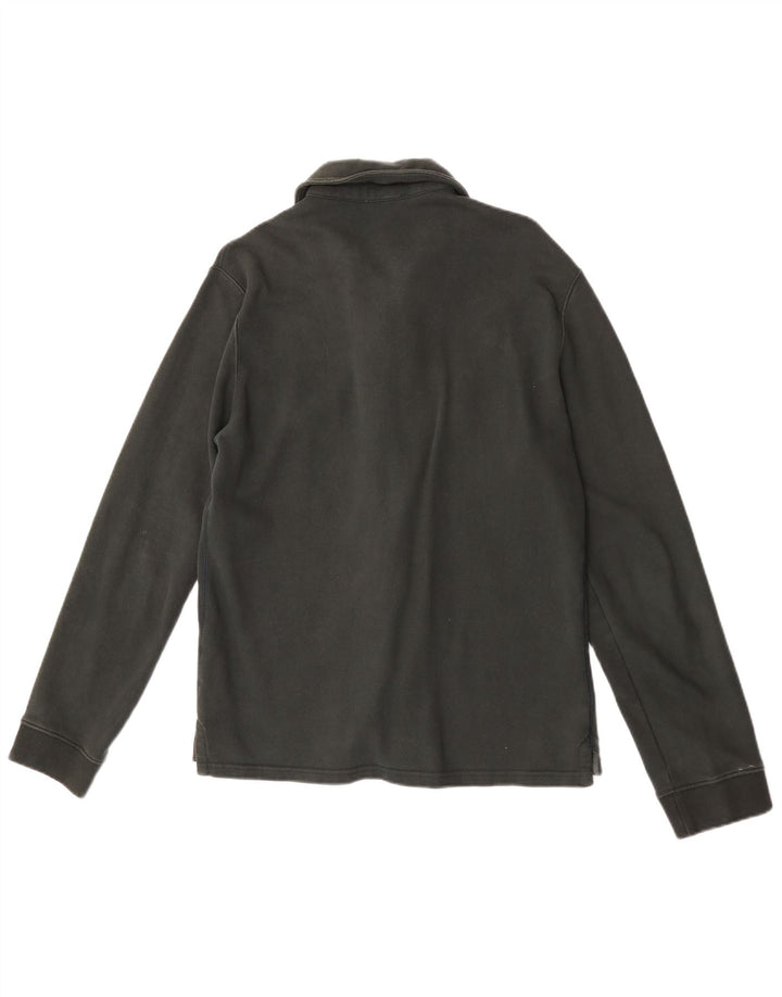 Camiseta masculina Reiss de algodão verde pequeno
