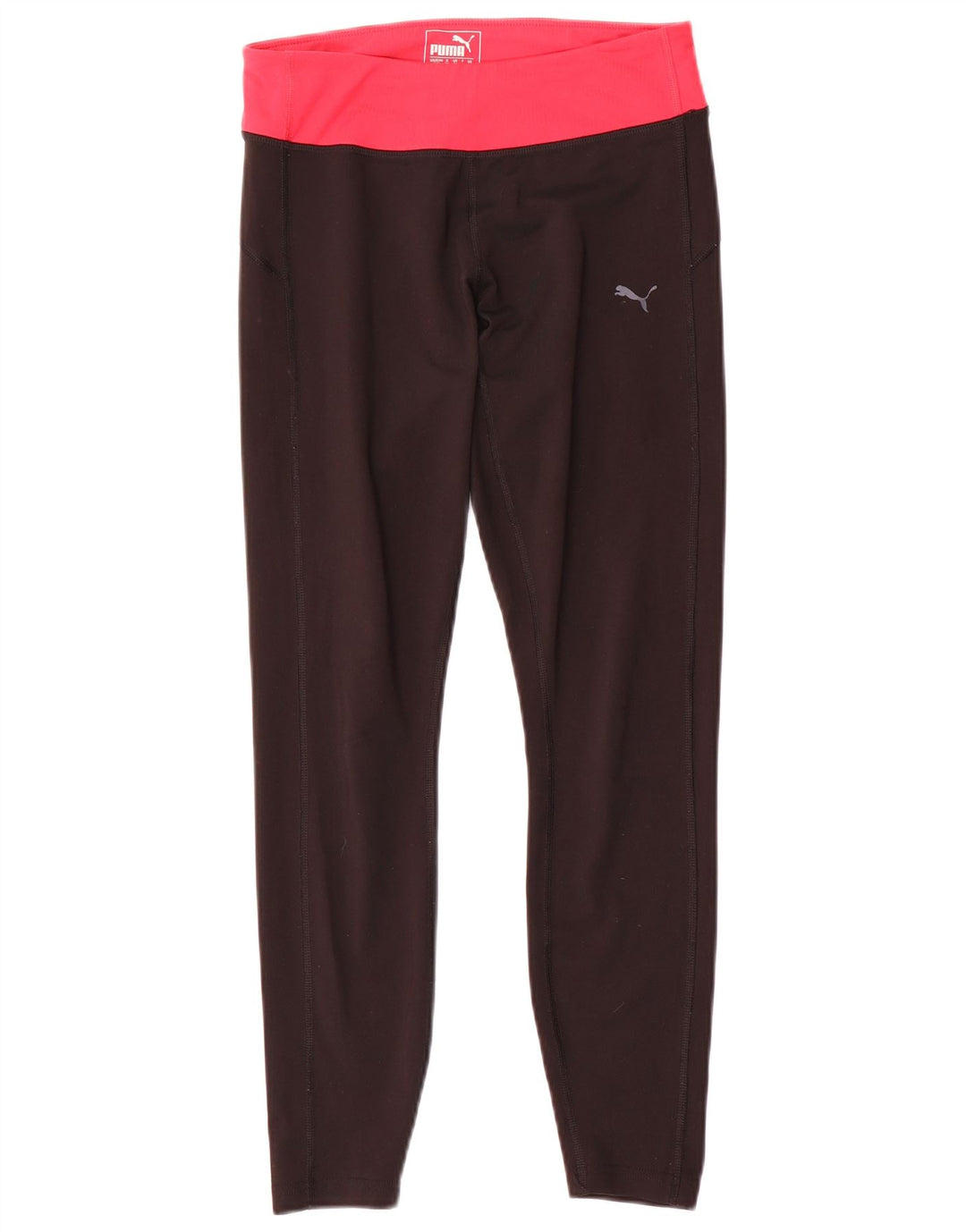 Leggings Puma Femininas UK 10 Pequenas Pretas Colorblock