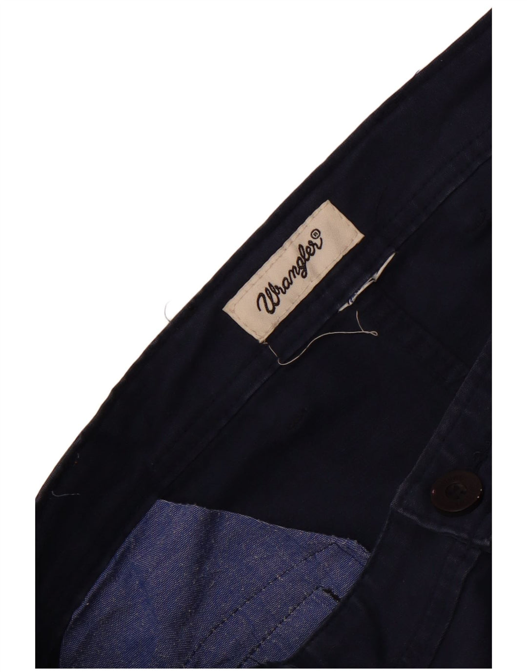 Calça Wrangler Mens Slim Chino W34 L30 Azul Marinho