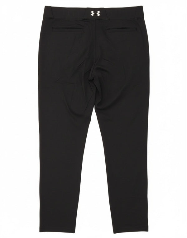 Calças casuais skinny para meninos Under Armour 13-14 anos XL W30 L27 pretas