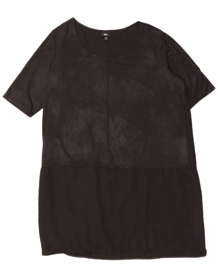Vestido feminino MOSSIMO UK 20 2XL poliéster preto