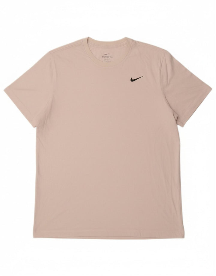 Camiseta Nike Masculina Dri Fit Top XL Algodão Branco