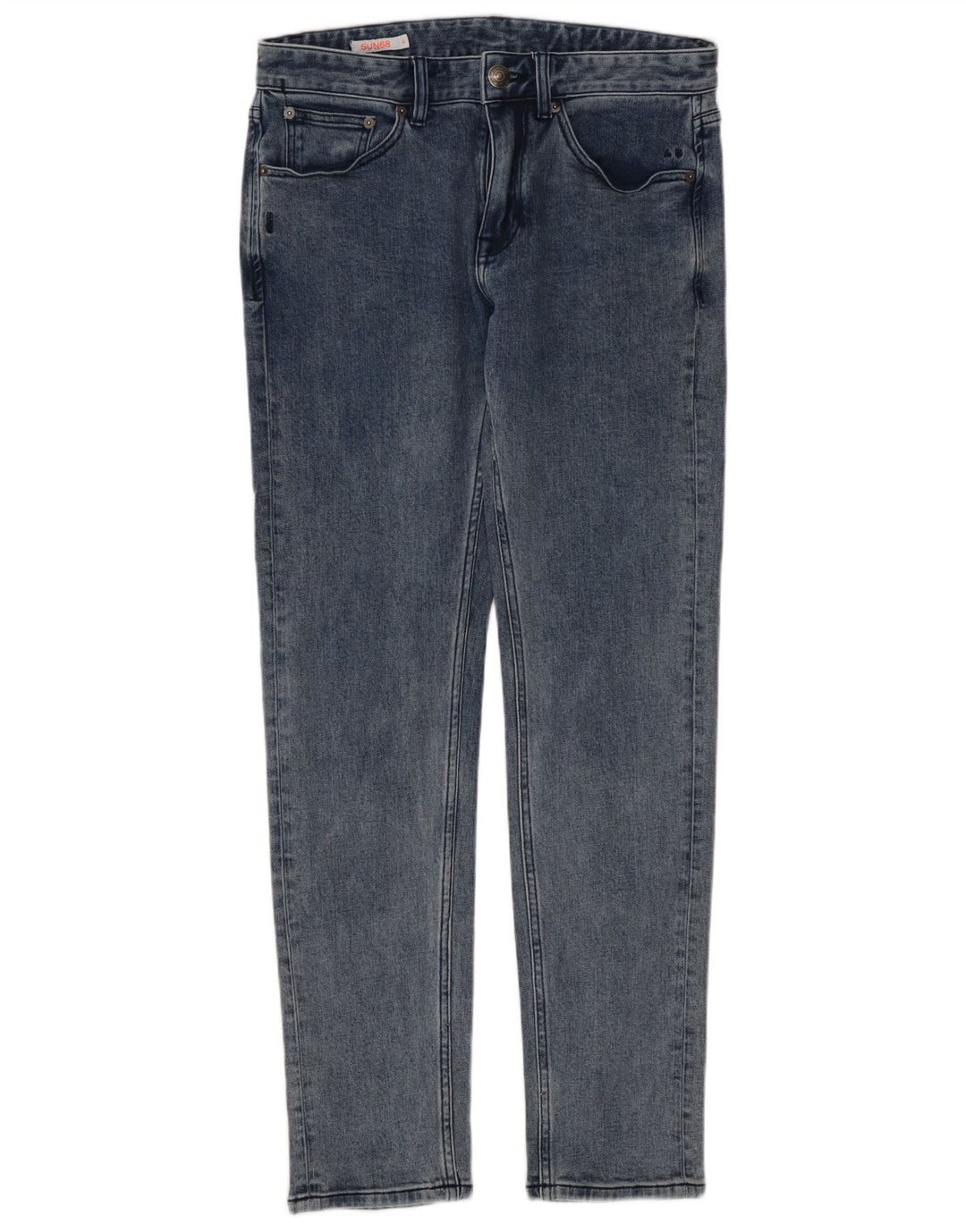 Sun68 Calça Jeans Masculina Slim W31 L30 Azul Algodão