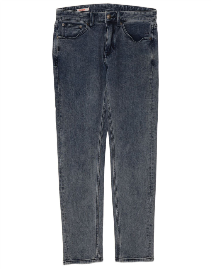 Sun68 Calça Jeans Masculina Slim W31 L30 Azul Algodão