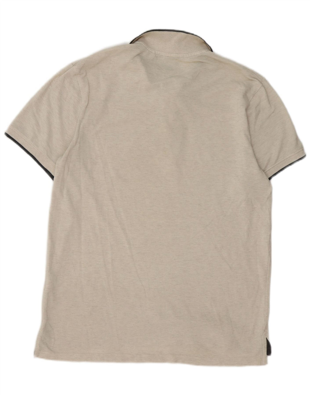 Camisa polo masculina Mountain Warehouse grande algodão bege