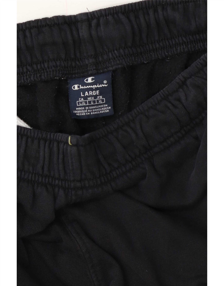 Shorts esportivos masculinos Champion grandes pretos