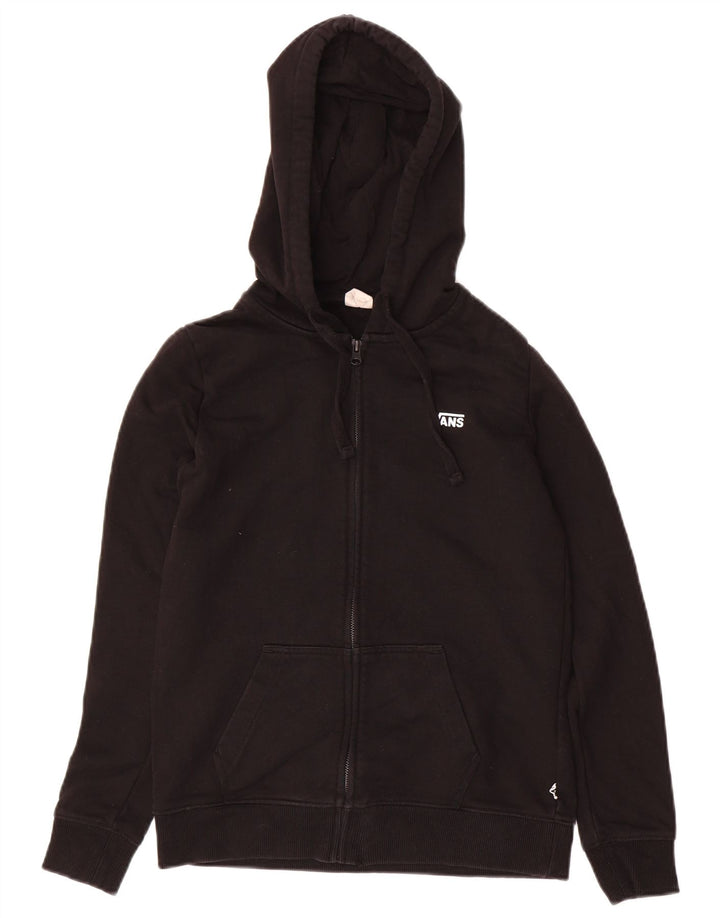 Suéter masculino com capuz e zíper VANS XS preto algodão