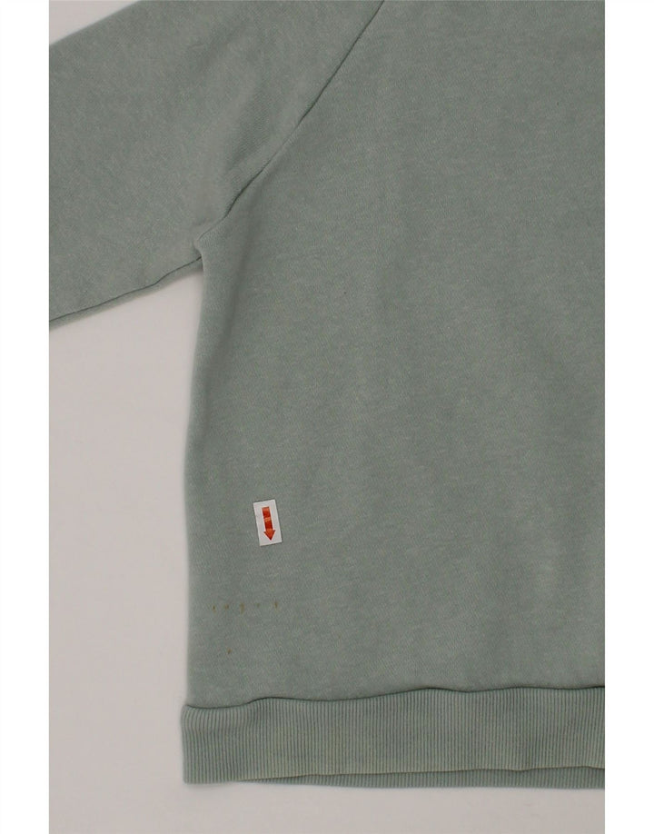 ADIDAS Girls Graphic Sweatshirt Jumper 3-4 Years Green Cotton Vintage Adidas and Second-Hand Adidas from Messina Hembry 