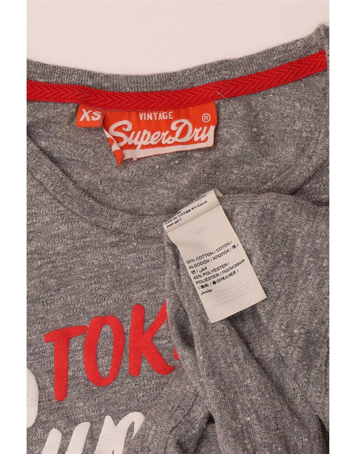 Camiseta masculina Superdry Regular Graphic Top XS Algodão Cinza
