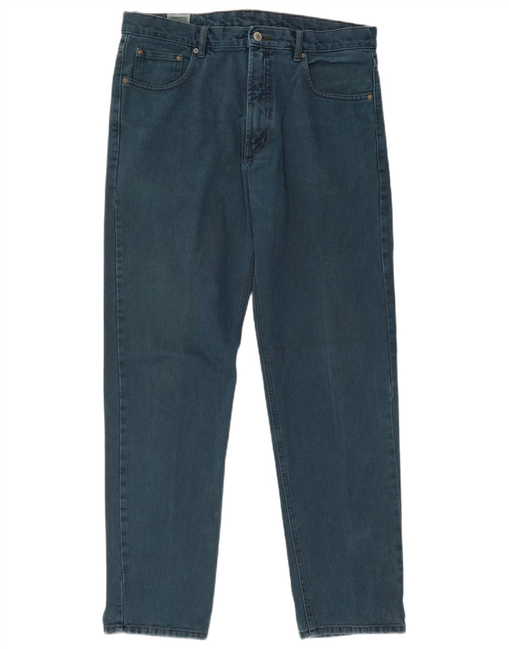 Jeans retos masculinos JINGLERS W36 L32 algodão azul