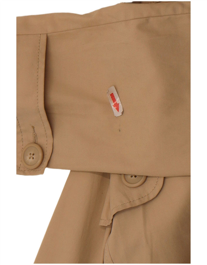 Trench Coat feminino Sisley IT 46 grande algodão bege