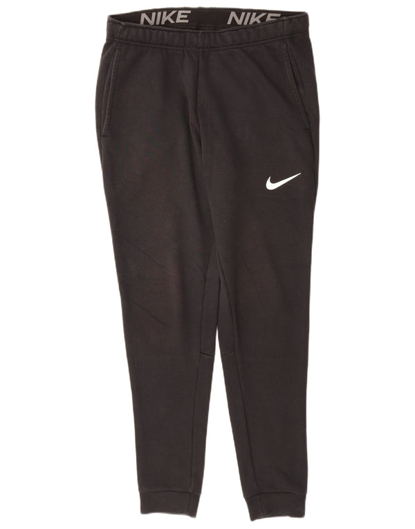 Nike Mens Dri Fit Standard Fit Calças de treino Joggers UK 10 Small Black
