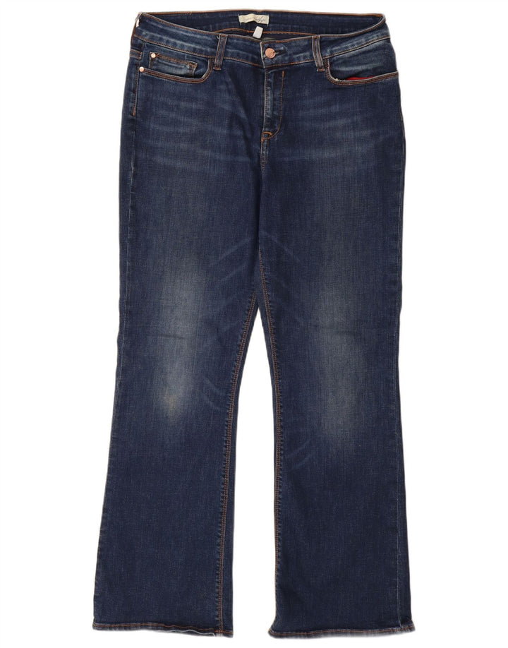 Jeans feminino Tommy Hilfiger Bootcut W32 L30 azul marinho algodão