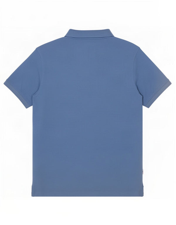Camisa Polo Masculina Crew Clothing Azul Médio