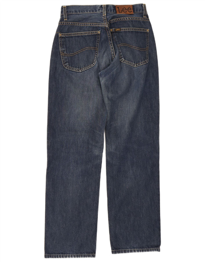Lee Mens Straight Jeans W30 L29 Azul Marinho Algodão