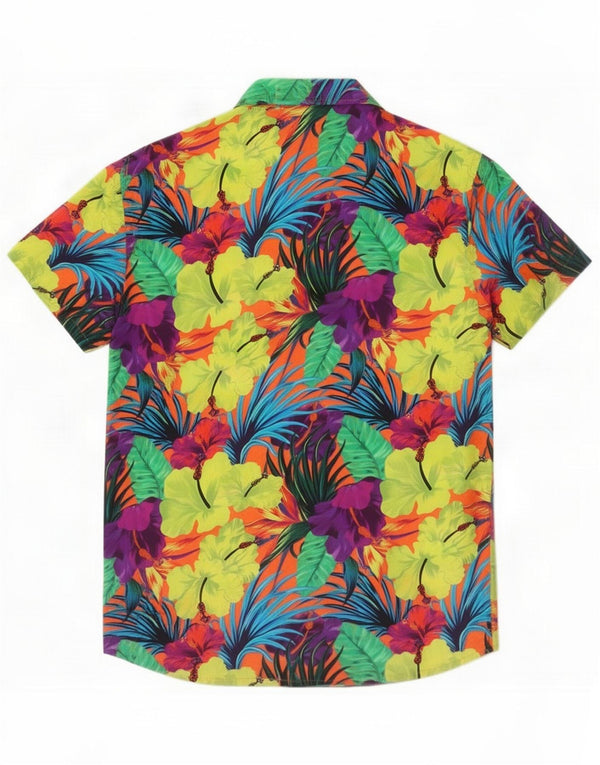 Maui and Sons Boys Camisa havaiana 12-13 anos floral multicolorido