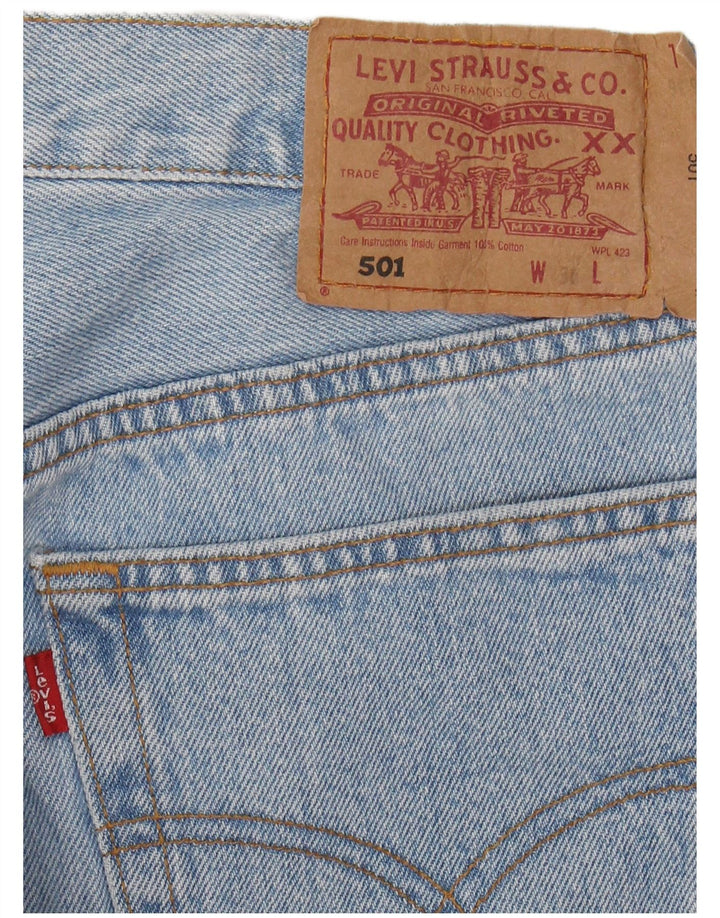 LEVI'S Masculino 501 Straight Jeans W36 L29 Azul