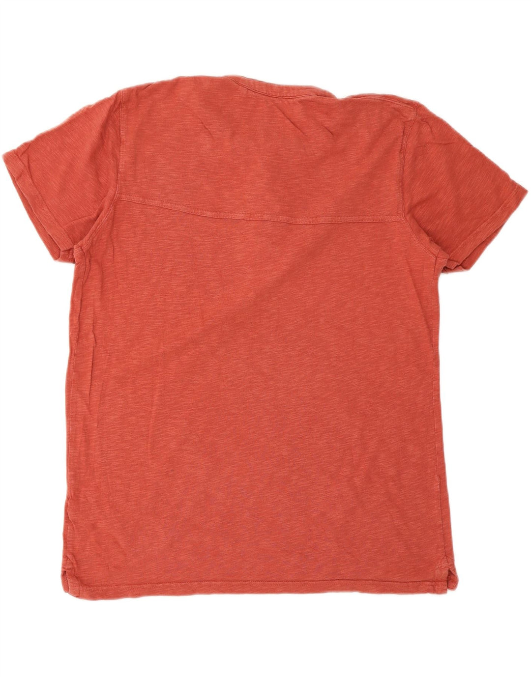 Camiseta masculina Fat Face Top pequeno algodão vermelho