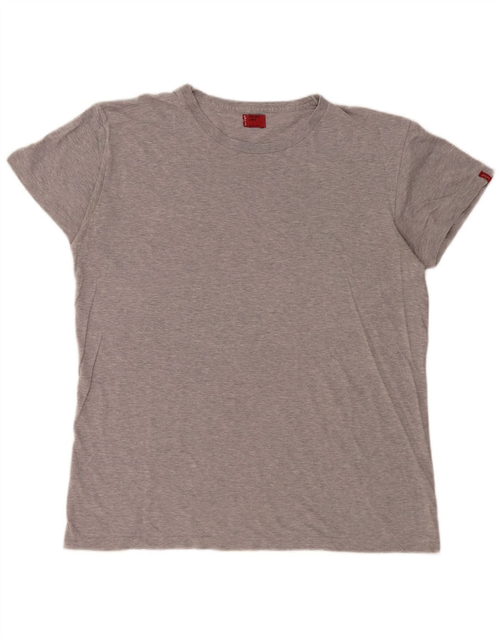 Camiseta masculina Levi's grande cinza manchada
