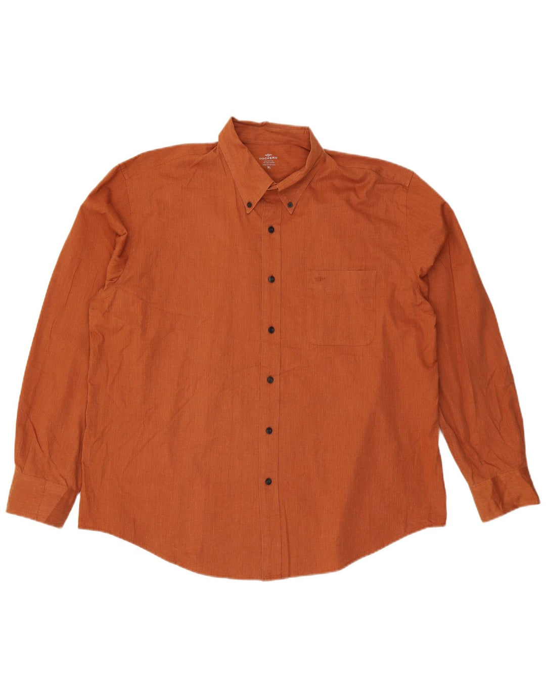 Camisa masculina DOCKERS XL laranja algodão