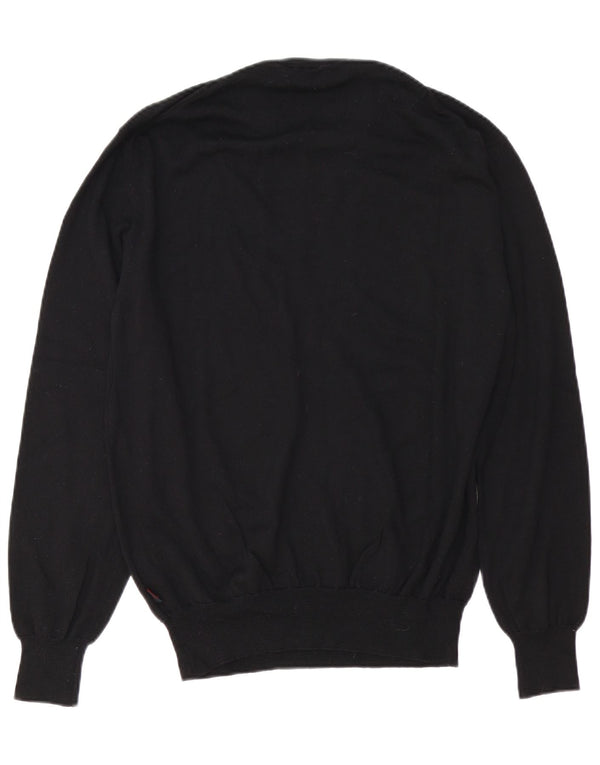 Suéter masculino Kappa com gola redonda 2XL lã merino preta